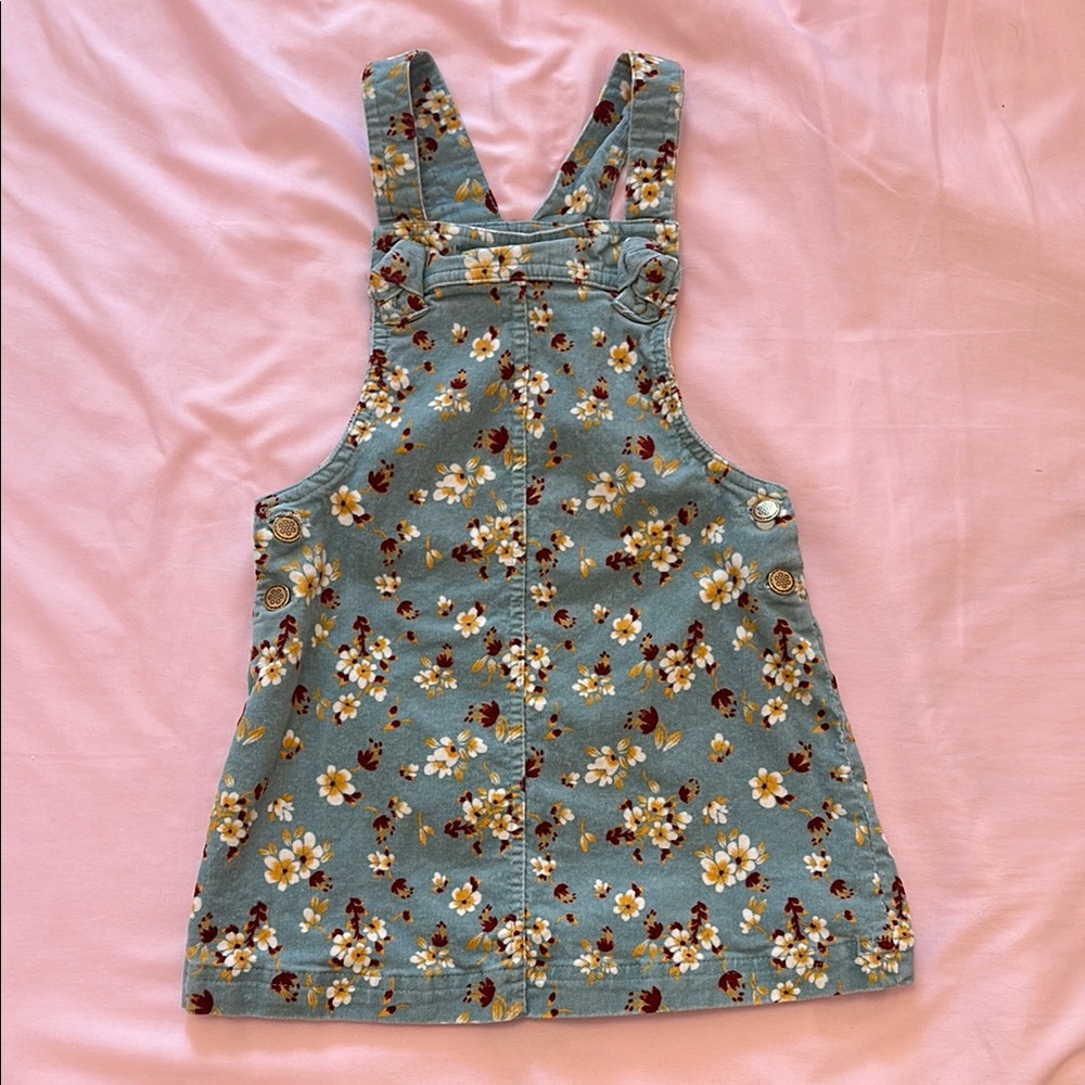 Tahari Kids Floral Dress - Blue and Yellow